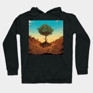 Tree in Arid Land Hoodie